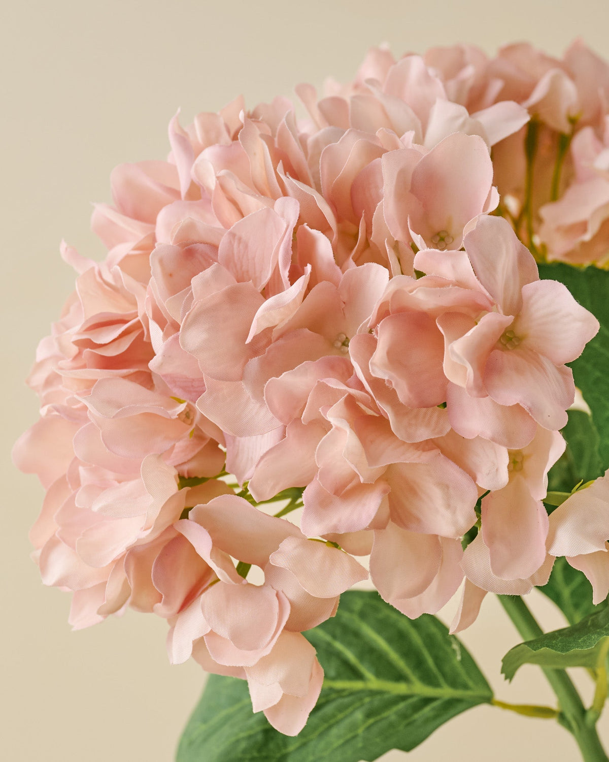 Mavelle Real Touch Hydrangea Bundle faux floral stem - Detail View