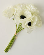 Mavelle Anemone Bouquet faux floral stem - Alternate View
