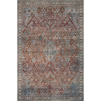 Mavelle Lenna Brick Sky Rug area rug - Detail View