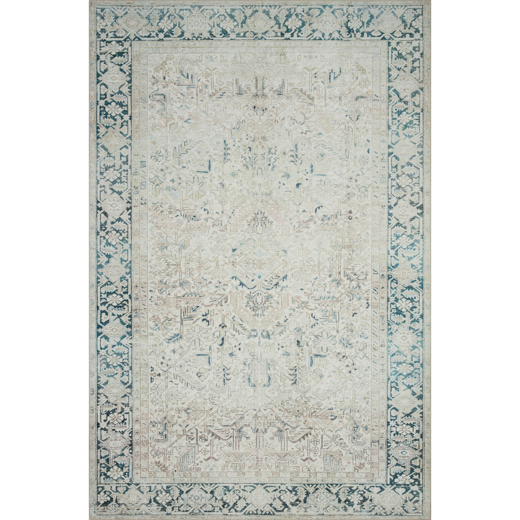 Mavelle Lenna Natural Denim Rug area rug - Detail View