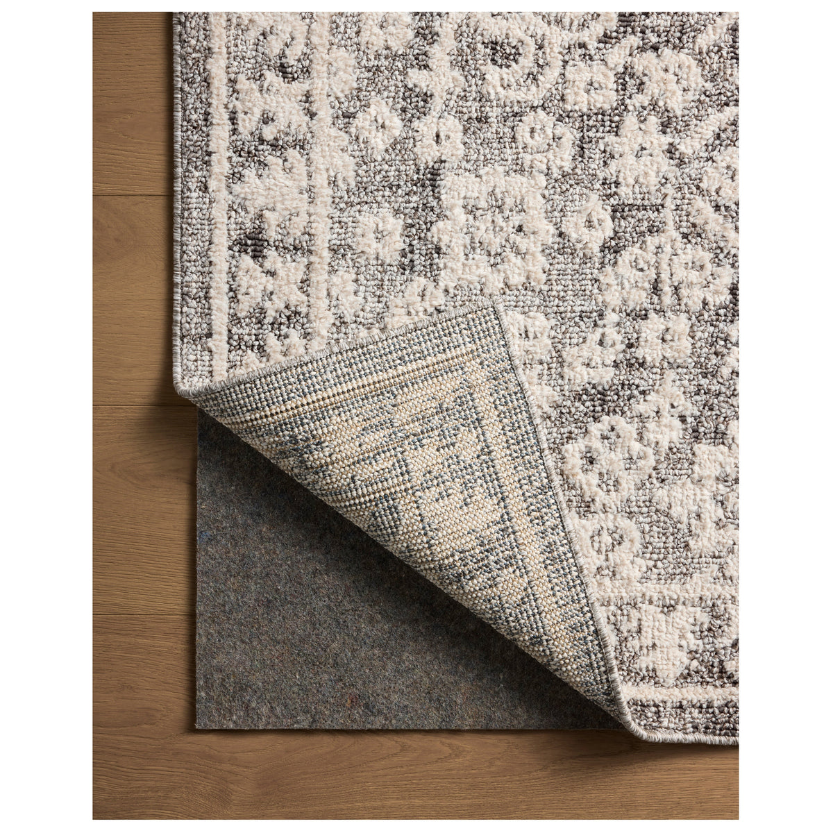 Mavelle Gigi Grey Ivory Rug area rug - Side View