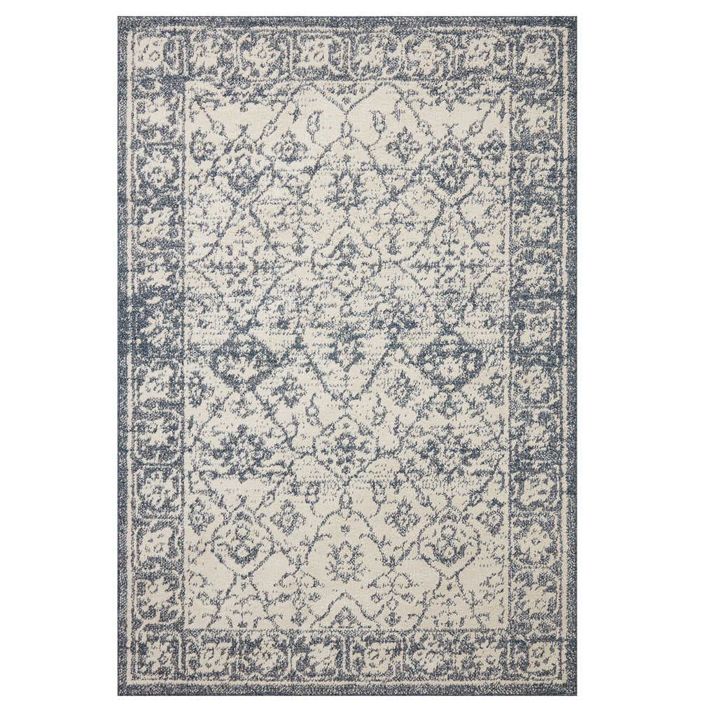 Mavelle Gigi Ivory Blue Rug area rug - Detail View