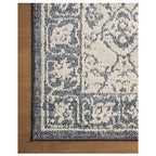 Mavelle Gigi Ivory Blue Rug area rug - Close-Up