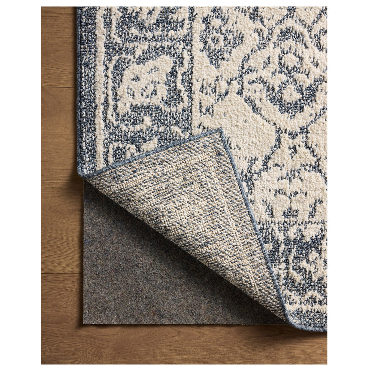 Mavelle Gigi Ivory Blue Rug area rug - Side View
