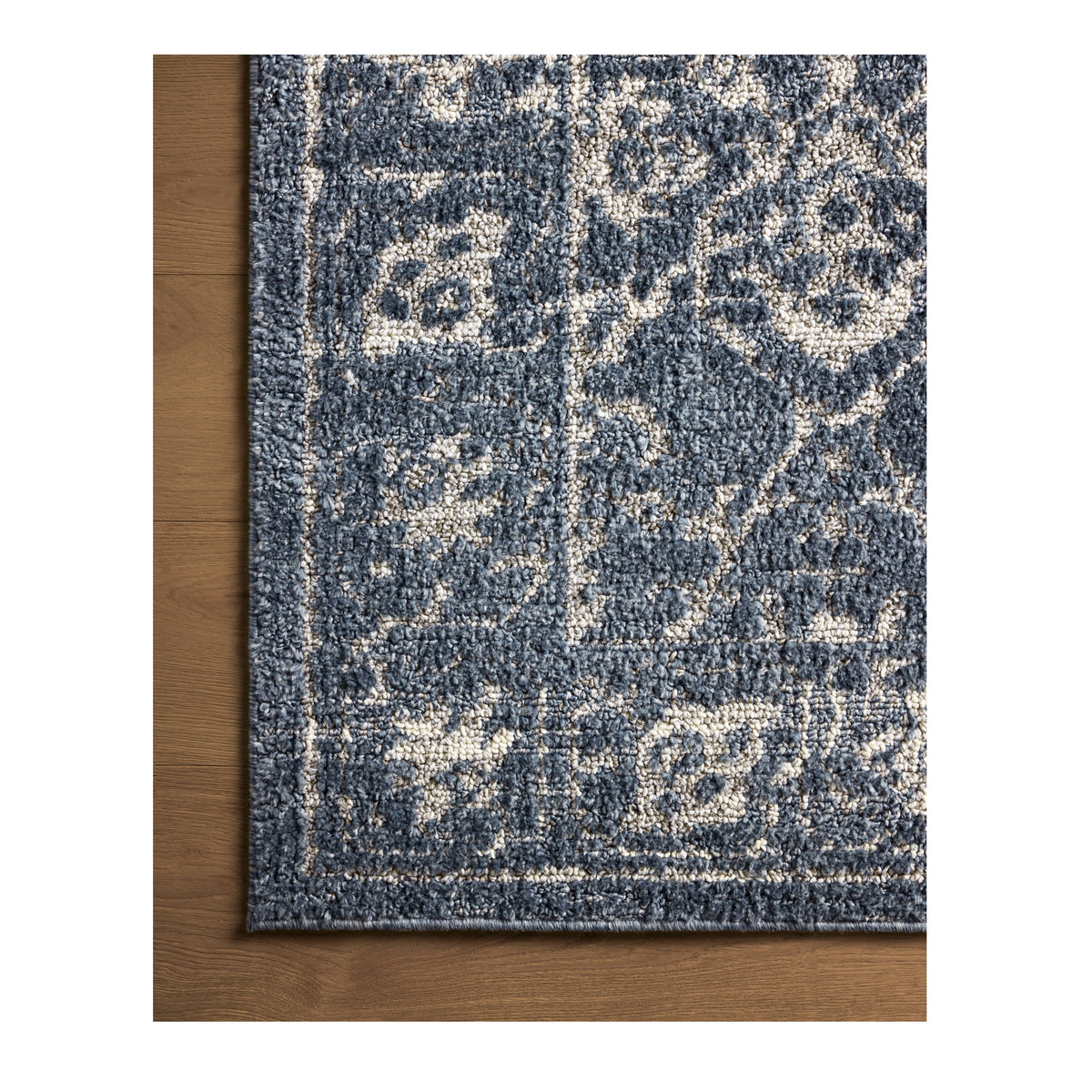 Mavelle Gigi Navy Stone Rug area rug - Close-Up