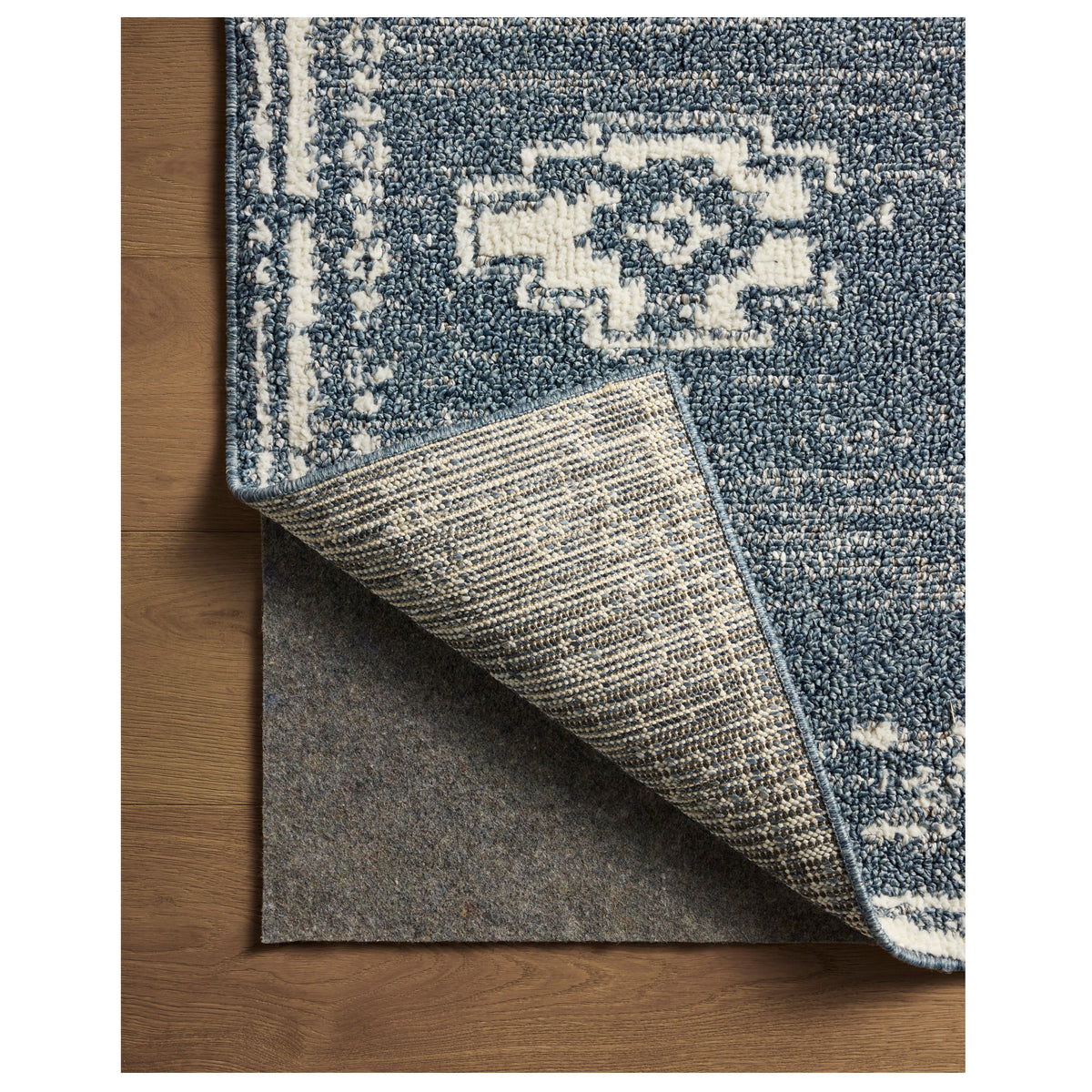 Mavelle Gigi Denim Ivory Rug area rug - Close-Up