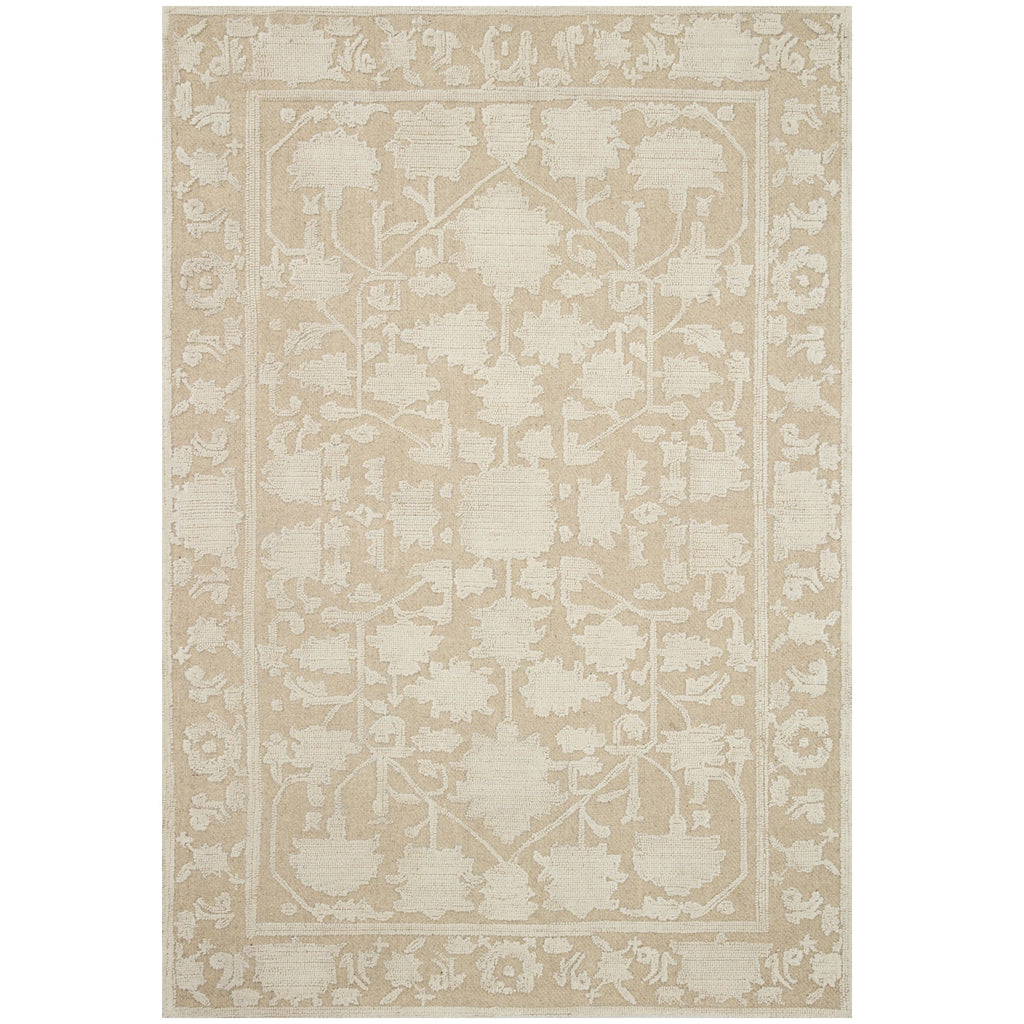 Mavelle Gloria Natural Ivory Rug area rug - Detail View