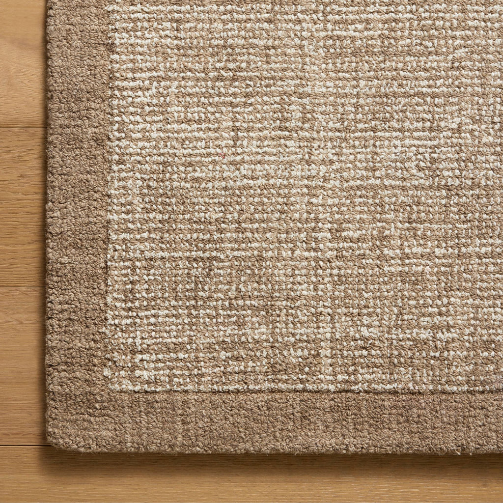 Mavelle Henley Ivory Brown Rug area rug - Styled in Room