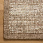 Mavelle Henley Ivory Brown Rug area rug - Styled in Room