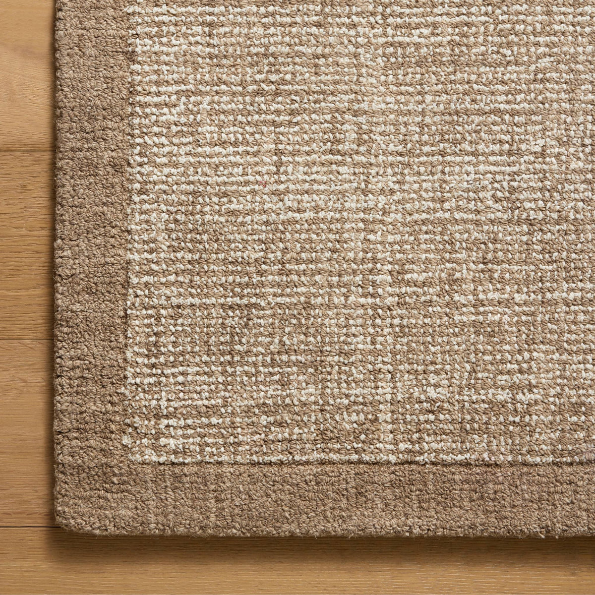 Mavelle Henley Ivory Brown Rug area rug - Styled in Room