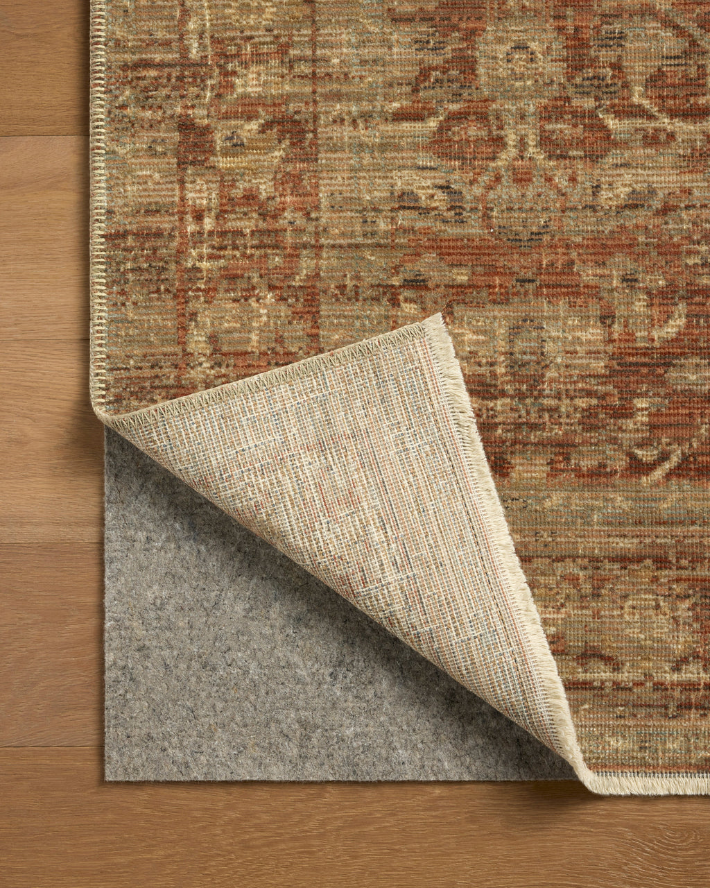 Mavelle Hillcrest Sienna Sand Rug area rug - Side View