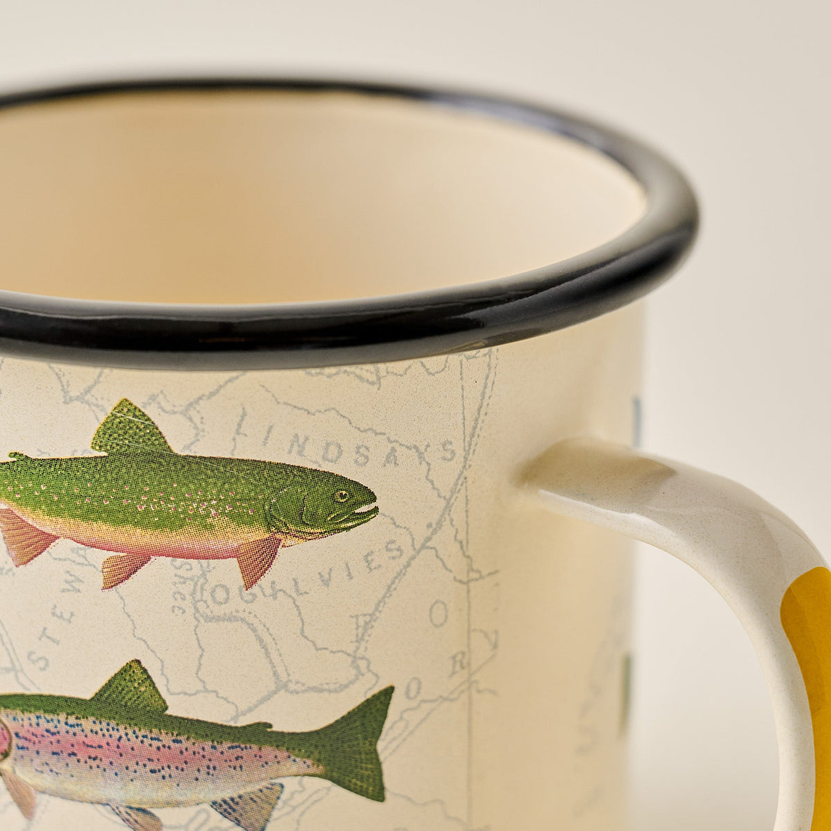 Mavelle Enamel Fish Mug mug