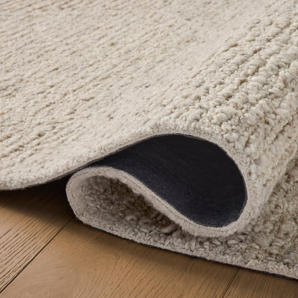 Mavelle Jones Natural Oatmeal Rug area rug - Styled in Room