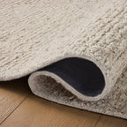 Mavelle Jones Natural Oatmeal Rug area rug - Styled in Room