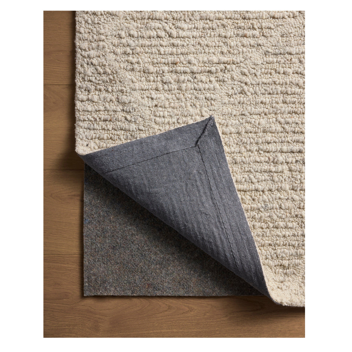 Mavelle Jones Natural Oatmeal Rug area rug - Side View