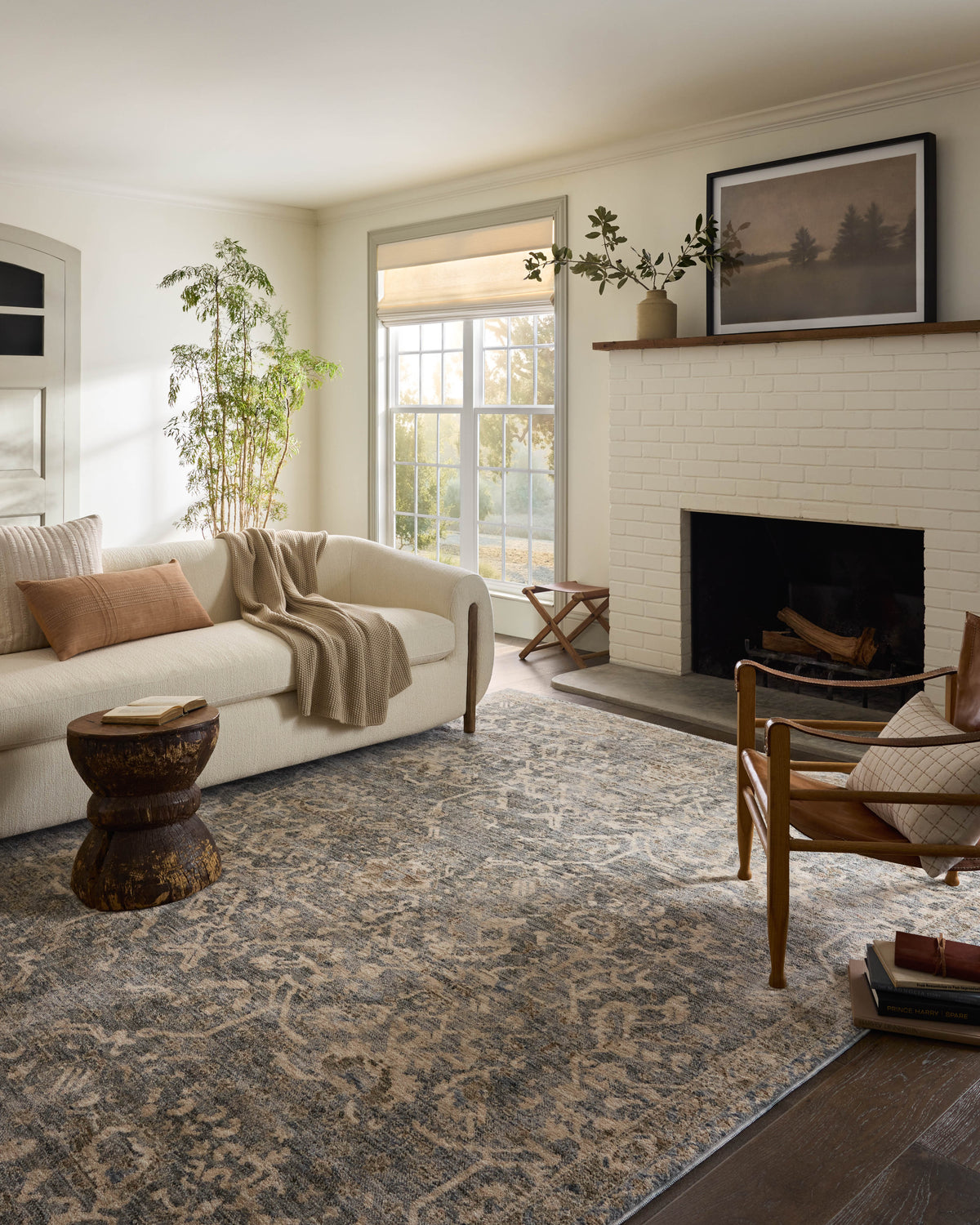 Mavelle Junie Blue Natural Rug area rug