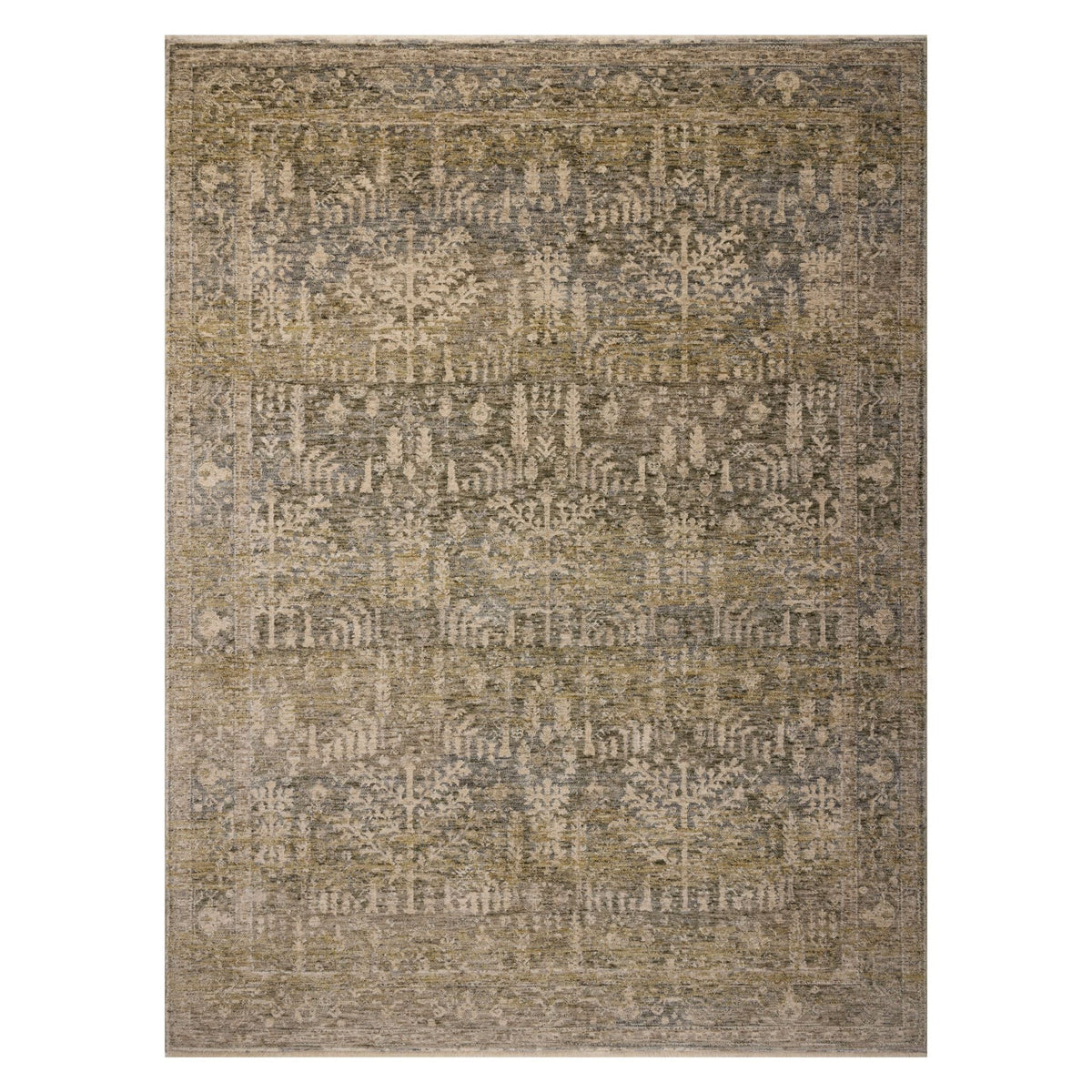 Mavelle Junie Moss Natural area rug - Detail View