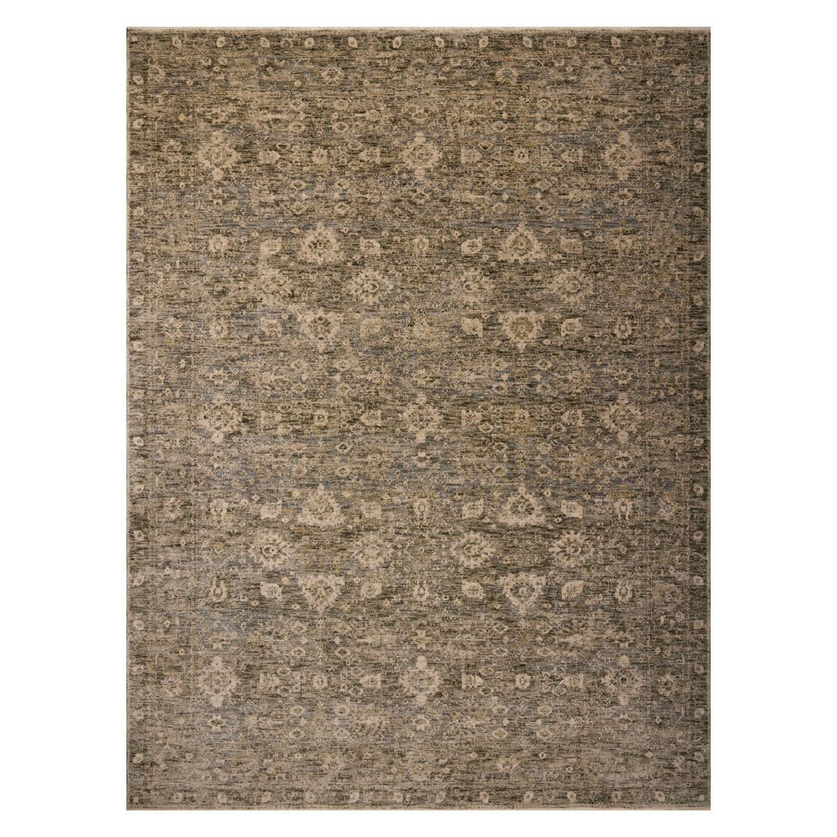 Mavelle Junie Lagoon Natural Rug area rug - Detail View