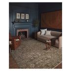 Mavelle Junie Lagoon Natural Rug area rug - Side View
