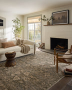 Mavelle Junie Lagoon Natural Rug area rug - Close-Up