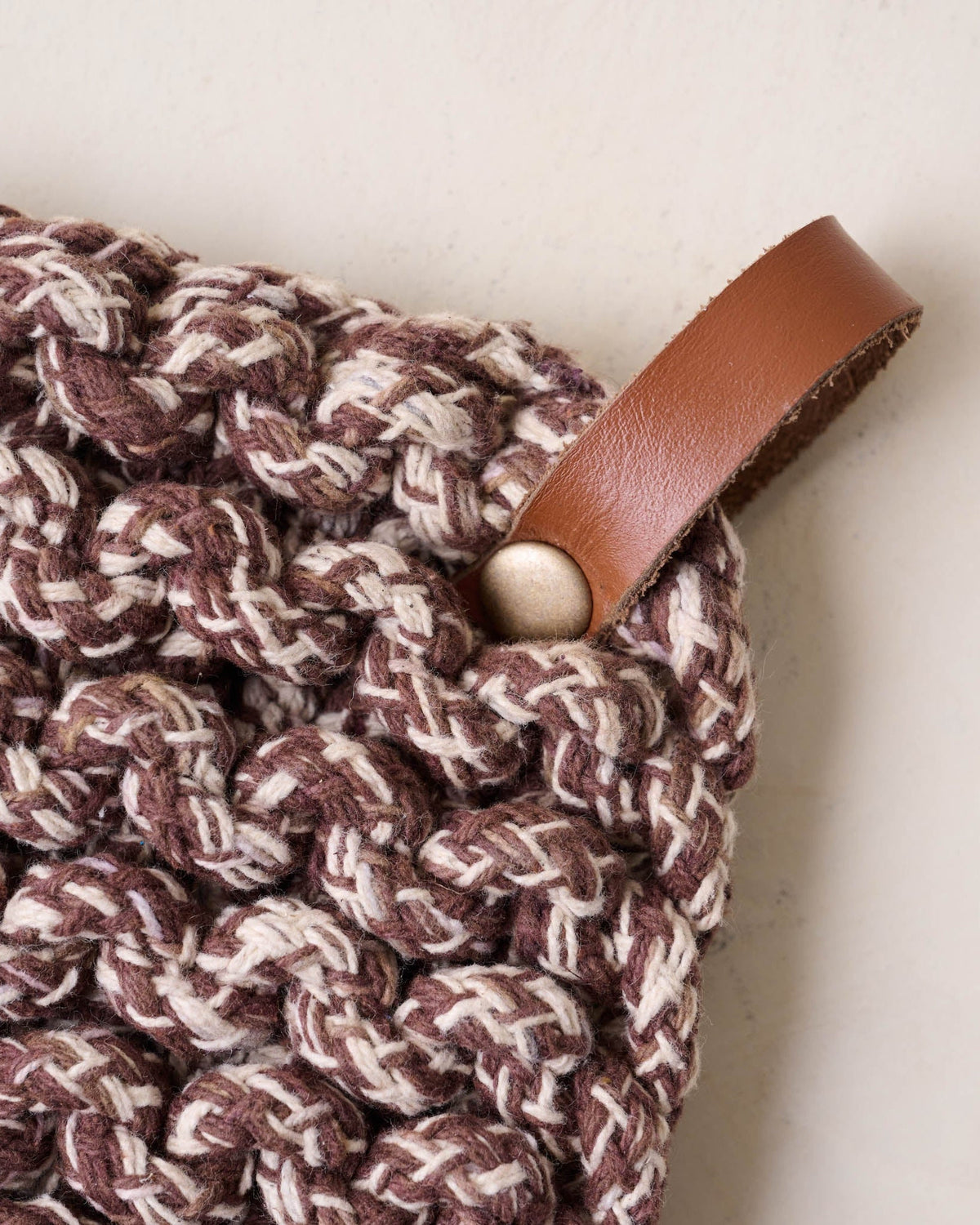 Mavelle Heathered Hand Crocheted Pot Holder kitchen linen - Alternate View