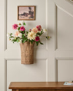 Mavelle Woven Scalloped Wall Basket storage basket - Close-Up