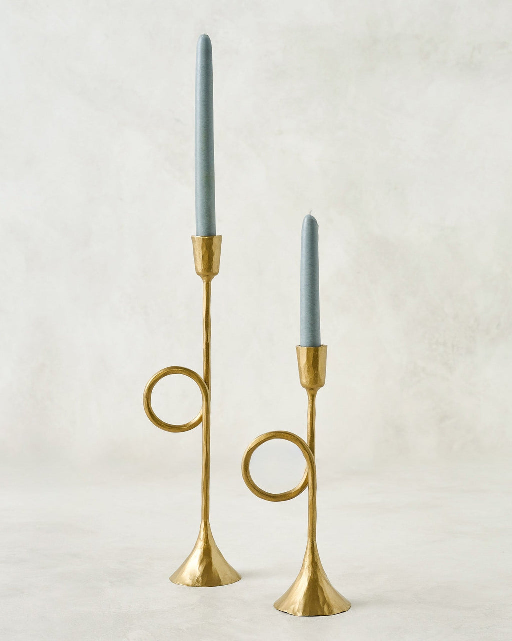 Mavelle Antique Inspired Trumpet Taper Holder candle holder
