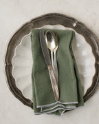 Mavelle Vintage-Inspired Pewter Charger dinnerware set - Styled in Room