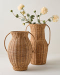Mavelle Round Rattan Vase vase