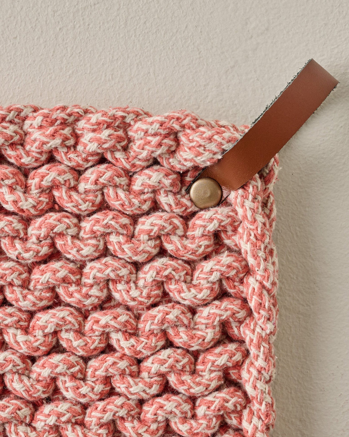 Mavelle Heathered Hand Crocheted Pot Holder kitchen linen - Close-Up