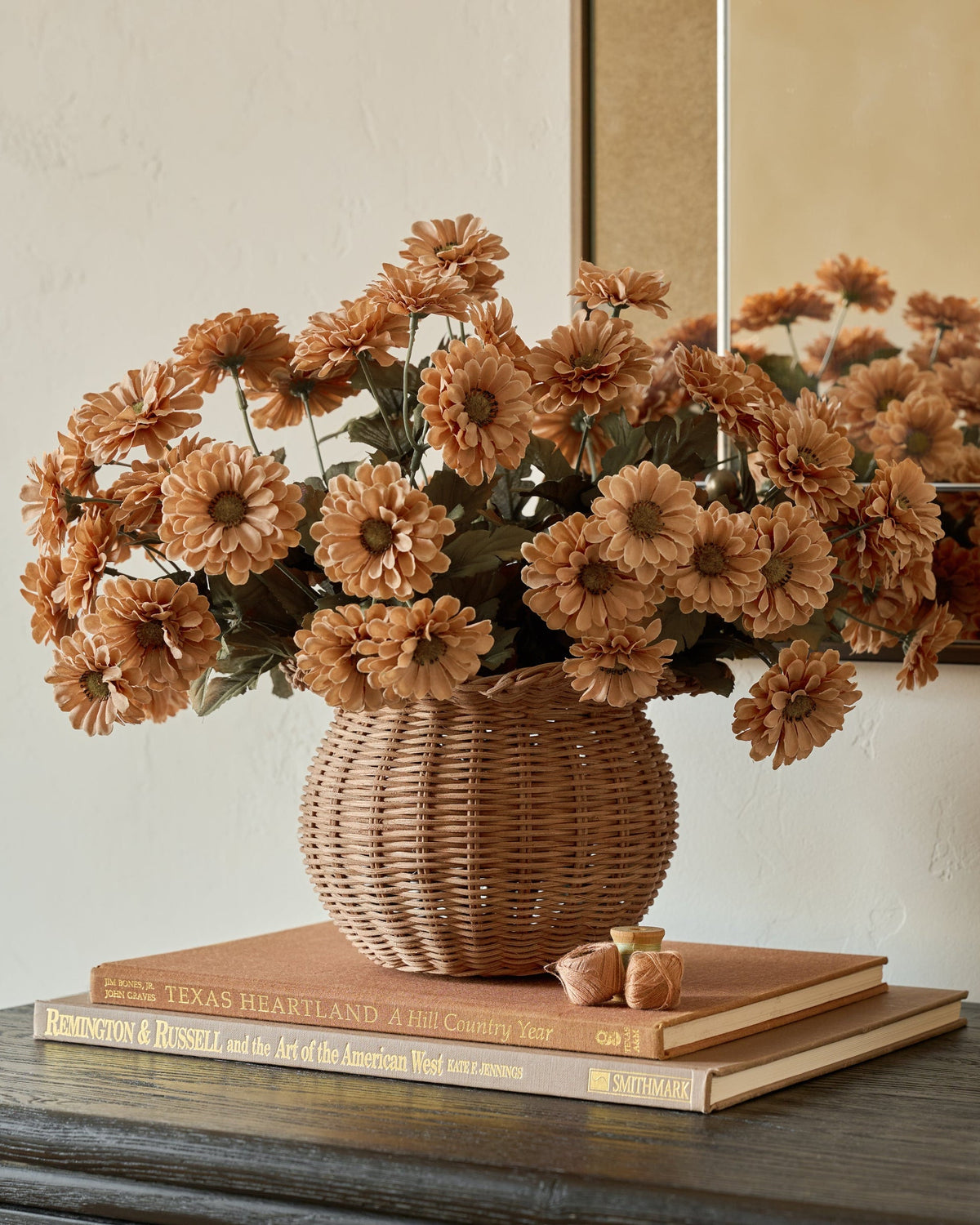 Mavelle Perry Scalloped Rim Woven Vase vase