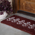 Mavelle Aspen Floral Doormat decorative accent - Styled in Room
