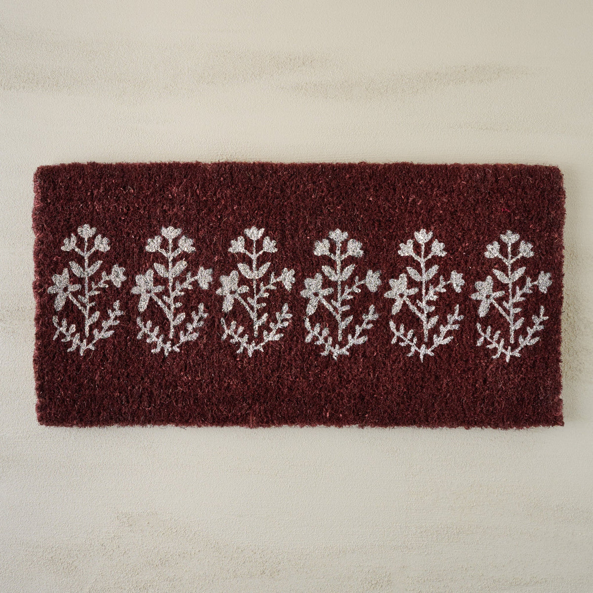 Mavelle Aspen Floral Doormat decorative accent - Detail View