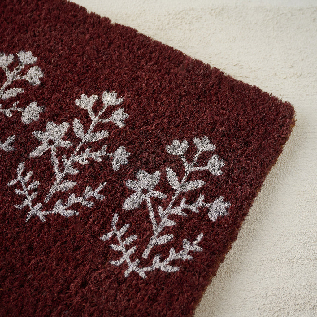 Mavelle Aspen Floral Doormat decorative accent