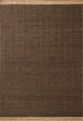 Mavelle Laken Chocolate Natural area rug - Detail View