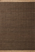 Mavelle Laken Chocolate Natural area rug - Detail View