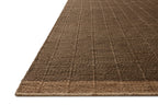 Mavelle Laken Chocolate Natural area rug - Styled in Room