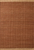 Mavelle Laken Rust Natural area rug - Detail View