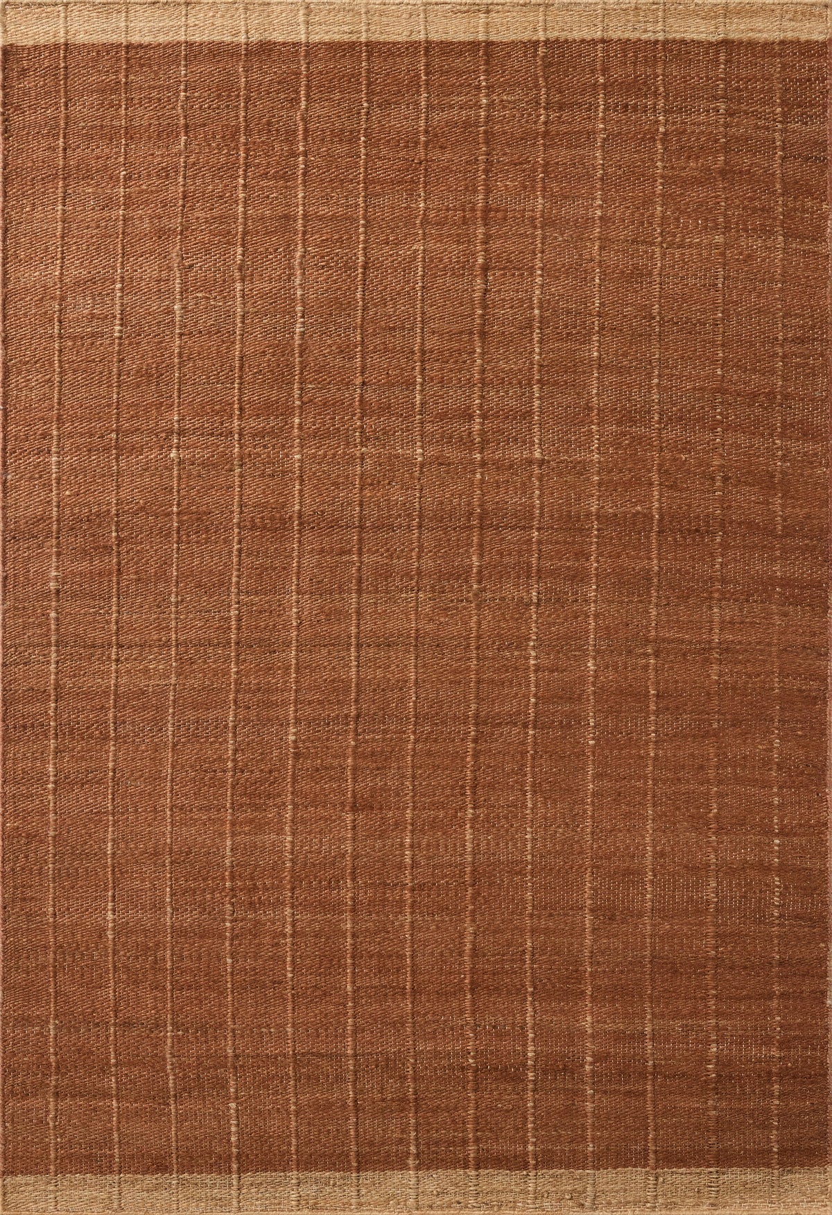 Mavelle Laken Rust Natural area rug - Detail View