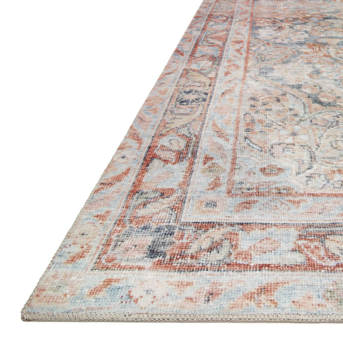 Mavelle Lenna Ocean Apricot Rug area rug