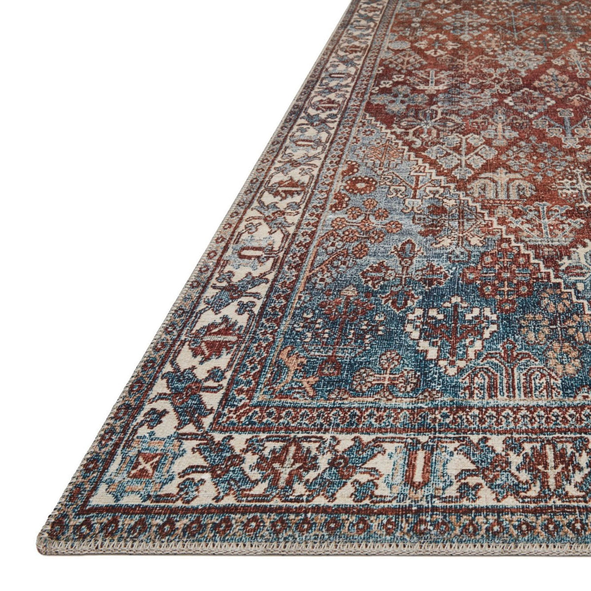 Mavelle Lenna Brick Sky Rug area rug