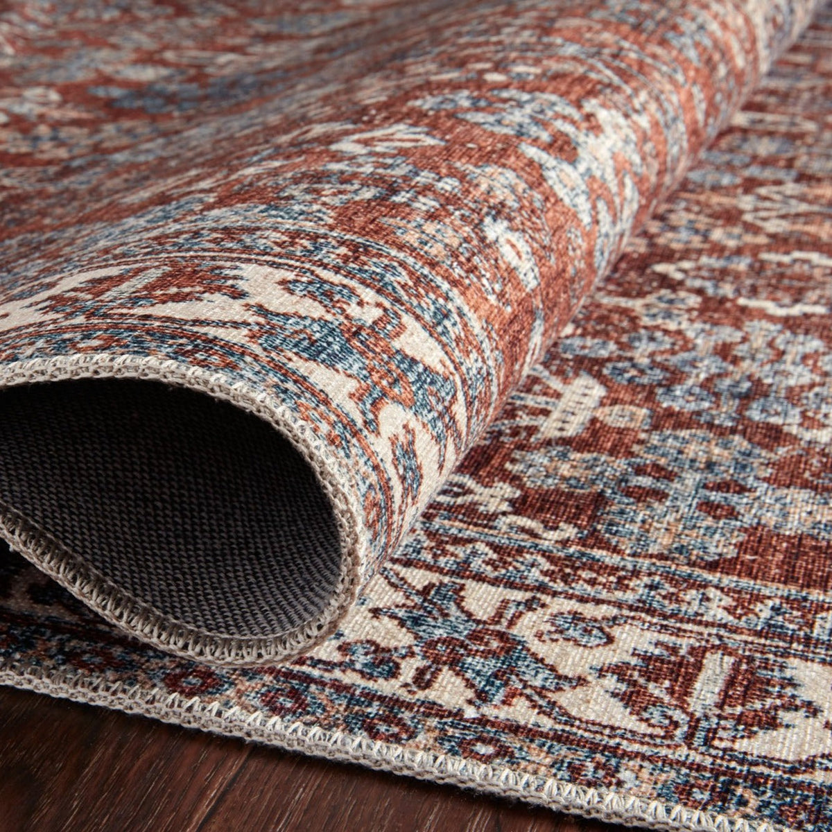 Mavelle Lenna Brick Sky Rug area rug - Close-Up