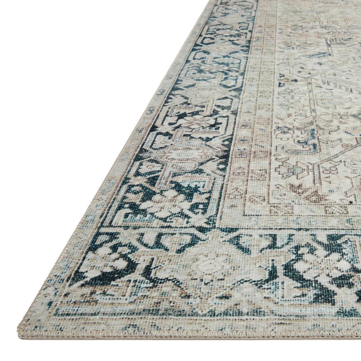 Mavelle Lenna Natural Denim Rug area rug