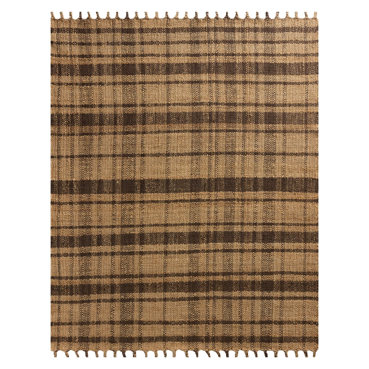 Mavelle Louie Natural Espresso Rug area rug - Detail View
