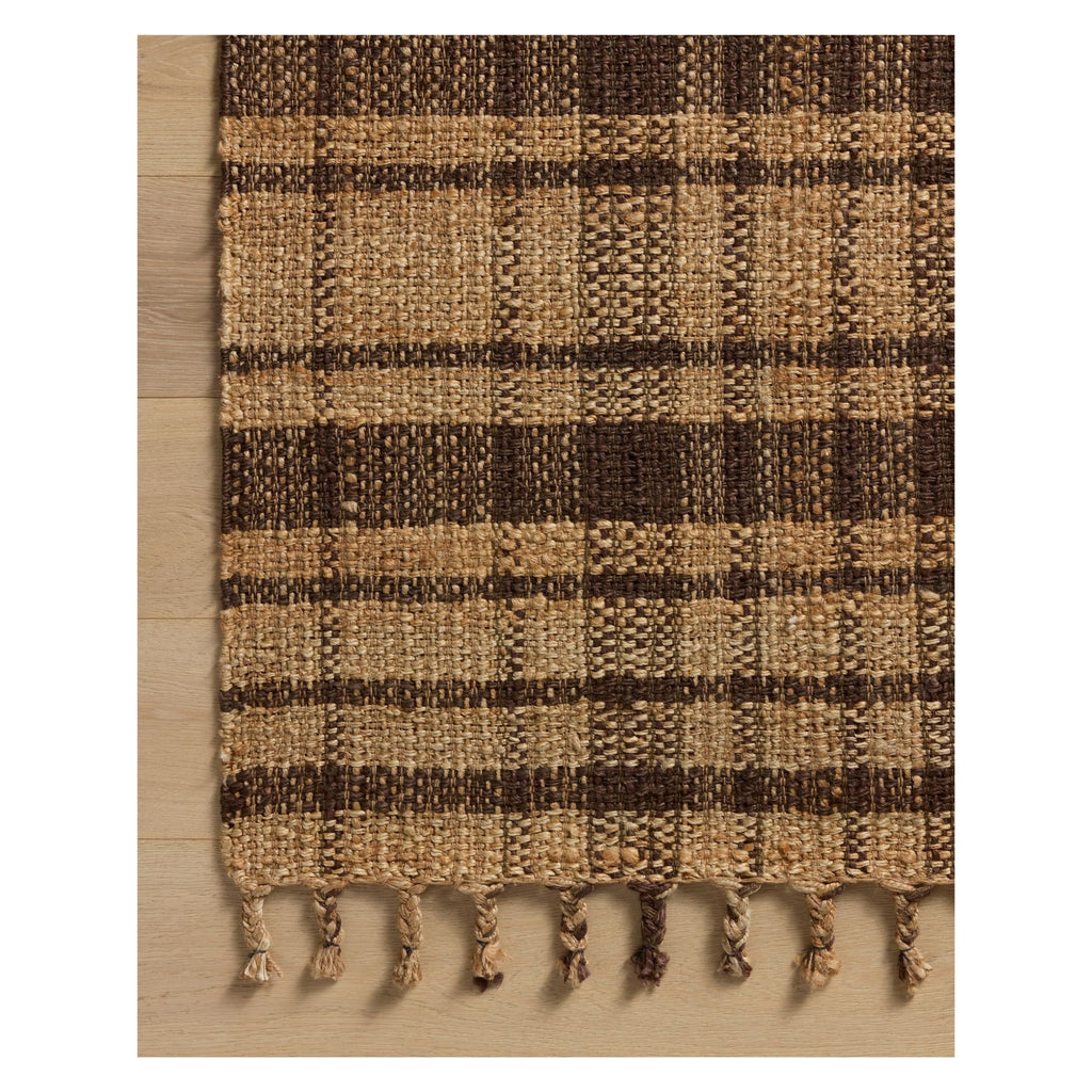 Mavelle Louie Natural Espresso Rug area rug - Styled in Room
