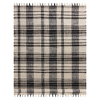 Mavelle Louie Ivory Black Rug area rug - Detail View