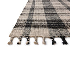 Mavelle Louie Ivory Black Rug area rug - Styled in Room