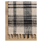 Mavelle Louie Ivory Black Rug area rug