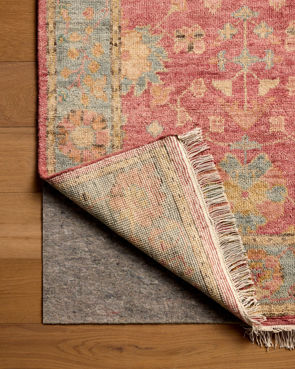 Mavelle Lucille Berry Sky area rug - Side View