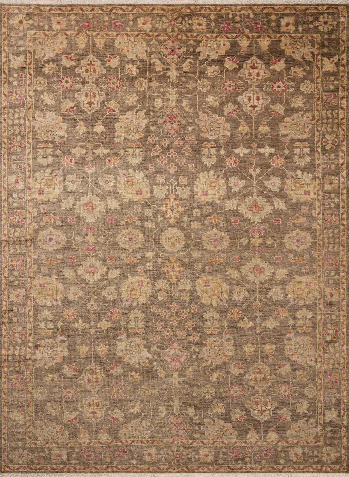 Mavelle Lucielle Bark Sunset area rug - Detail View